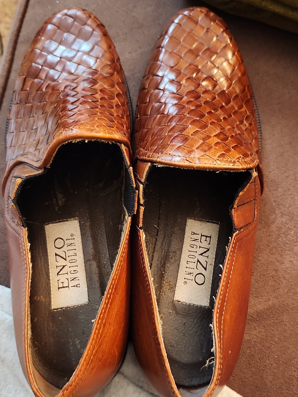 Enzo Angiolini Vintage Leather Flats. Sz. 7.5